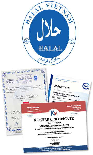 KOSHER certification, HALAL certification, vietnam plastic wrap film